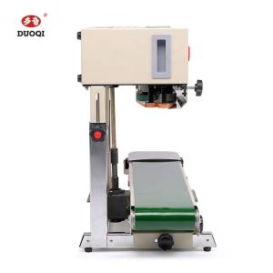 Tamper Proof Continuous Band Sealing Machine Compact Vertical Heat Sealer