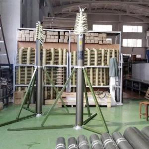 20m lockable pneumatic telescopic mast-50kg payloads/NR-3600-20000-50L/ antenna