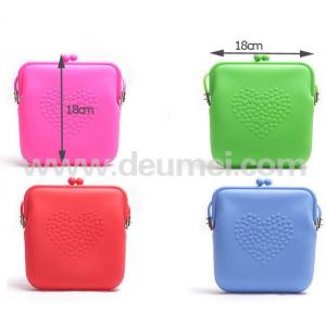 New Fashion Ladies Leisure Silicone Shoulder Bag Customized Color Coin Pouch