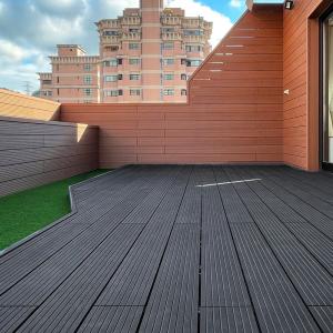 Buy cheap natural WPC Outdoor Decking Panel Boards Recycled Decking Boards UV Resistant from wholesalers