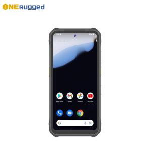 IP68 Rugged 6.5inch Black Android Mobile Phone with 14 GMS NFC Triple Camera