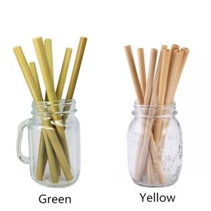 Nature Bamboo Eco-Friendly Bamboo Straws Custom Logo Drinking Straw