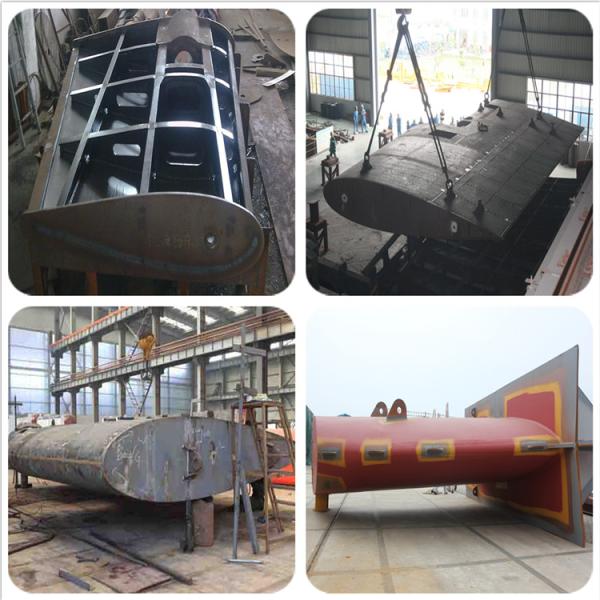 Boat Carbon Manganese Steel Marine Steering Gear System Rudder Blade