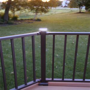 Quality Free-Maintenance Safety Customized Fencing Aluminum of Bronzed Color for sale