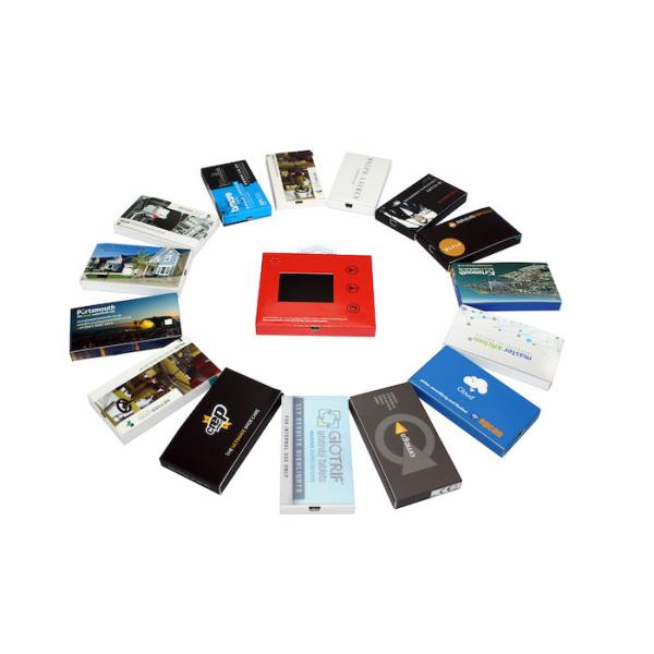 Automatic lcd video brochure card for holiday greetings , 1G / 2G lcd video