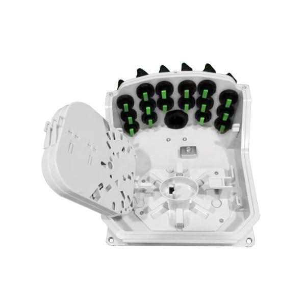 16 Cores Fiber Optic Distribution Terminal Box Waterproof HUAWEI CORNING Wall Mounting