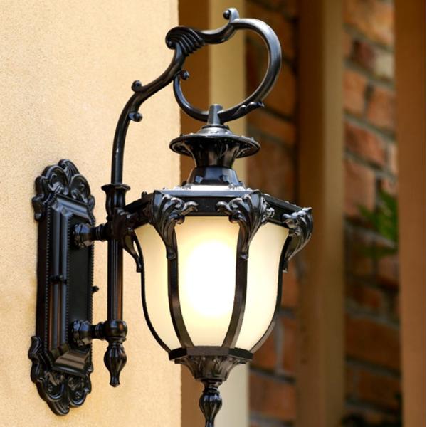 Buy Retro wall lamp outdoor waterproof balcony lamp decoration aisle garden lamp over the garden wall(WH-HR-73) at wholesale prices