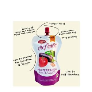 stand up resealable plastic spout pouch bag for liquid/juice with large cap