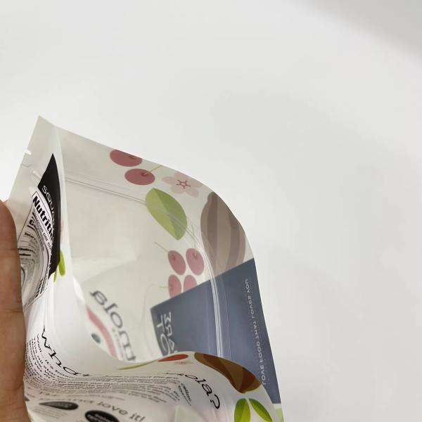 Plastic Pouch Food Stand Up With For Zipper Coffee Foil Paper Aluminum Printed Zip Film Packing Mylar Bag