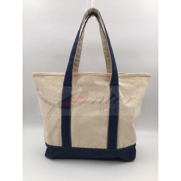 Buy ECO Reusable Tote Bags , Natural Cotton Reusable Canvas Shopping Bags at wholesale prices