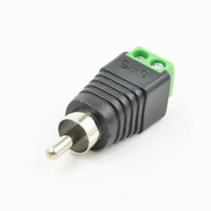 Quality UTP Cat5/Cat6 Cable Audio/Video AV Male RCA to Screw Terminal Blocks for sale