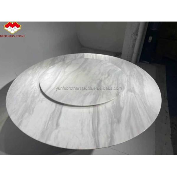 Natural Stone Cut-To-Size Foshan Greek Jazz White Marble Slab with Polished Finish