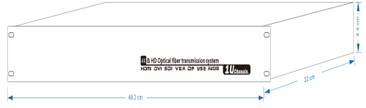 1-ch 3g-sdi single mode fiber extender