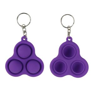 Brain Game 8cm EN71 Bubble Pop Keyring 21g concentration Training