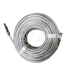 Quality 10ft 20ft 40ft Open Top Container TIR Cable 21m PVC Coated with Steel Wire and Plain Style for sale