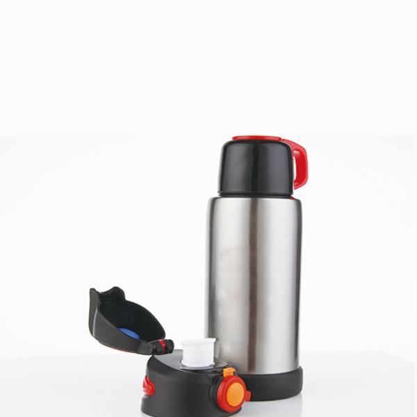 650ml 2019 new fashion Thermos Vacuum Insulated Compact sport Beverage Bottle black
