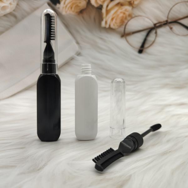 Matte Gold Double Extension Beauty Plastic Mascara Tubes 10ml