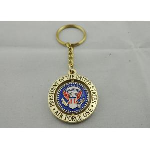 China 3D Eagle Key Chain, Zinc Alloy Antique Gold Plating Promotional Keychain with Soft Enamel on sale