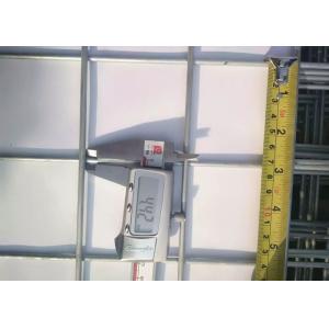 Q195 Low Carbon Steel Weld Mesh Panels , Welded Iron Wire Mesh Panel With Flat