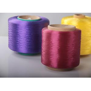 High Stretch 900D Polypropylene FDY Yarn / AA Grade Dyed PP Filament Yarn , Red