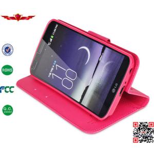 Ultra Slim High Quality Colorful PU+TPU Flip Wallet Leather Cover Case For LG G