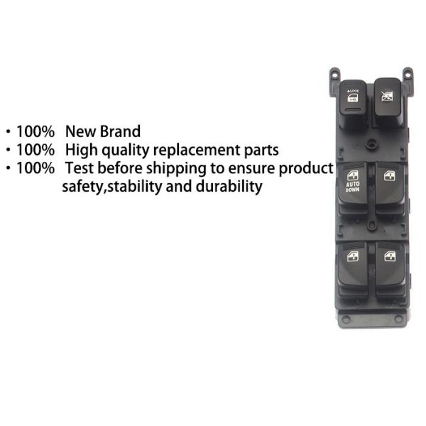 Auto Power window switch Front Left for Hyundai Accent four door with light 2006-2011 OE 93570-1E110