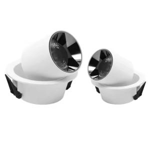 Adjustable LED Recessed Ceiling Lights 20W COB Round LED Down Spotlights