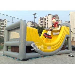 Custom extreme u shaped slide skateboard inflatable slide
