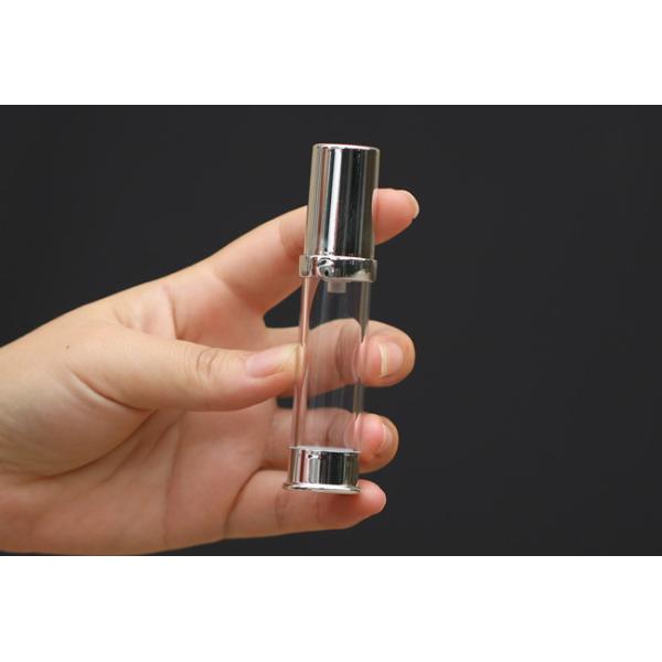 Cosmetic Liquid Foundation Pump , Refillable Airless Lotion Pump Without Straw