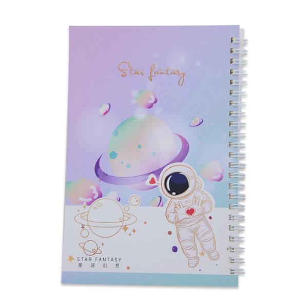 Customized School Student Environmentally Spiral Hardcover Nurses Notebook