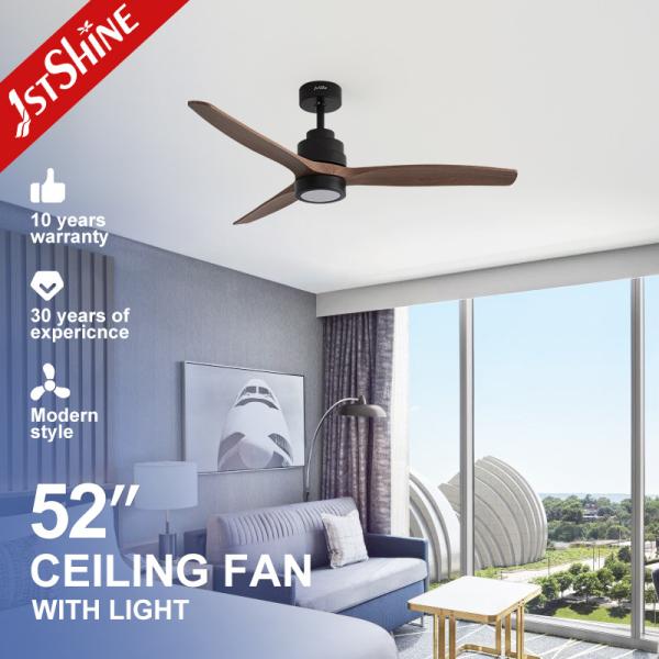 Buy Lower Noise 52 Inch Ceiling Fan with 6 Speed Choice Smart Remote Control and DC Power Source at wholesale prices