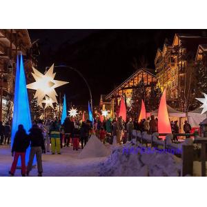 Custom Star Inflatable Lighting Decoration For Party Event