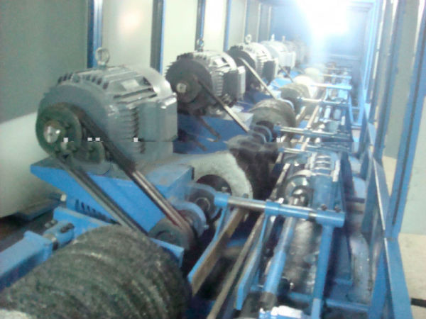 Buy Stainless Steel Round Pipe Metal Polishing Machine With High Efficiency at wholesale prices