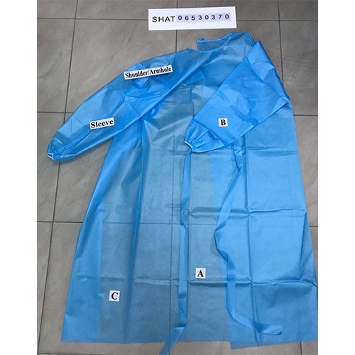 Buy Breathable light Non Sterile TUP Protective Surgical Gown at wholesale prices