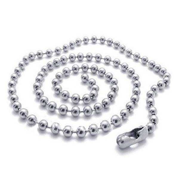 Buy Fashion 316L Stainless Steel Glass Floating Locket Chain GLC002-Ball Chain at wholesale prices