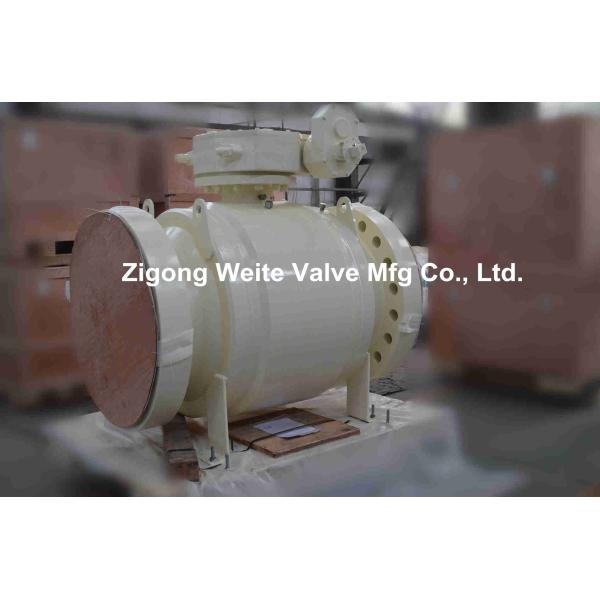 High Pressure PN 16Mpa Trunnion Mounted Ball Valve Forged Steel