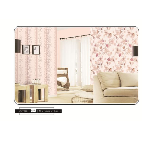 Buy PVC flower design 2018 new deisgn American style Bedroom Wallpaper at wholesale prices