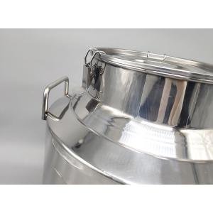 Food grade 304 Stainless Steel Milk Can 50 Liters Large Capacity