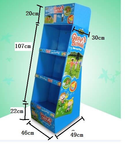 3 Shelf POS Cardboard Displays