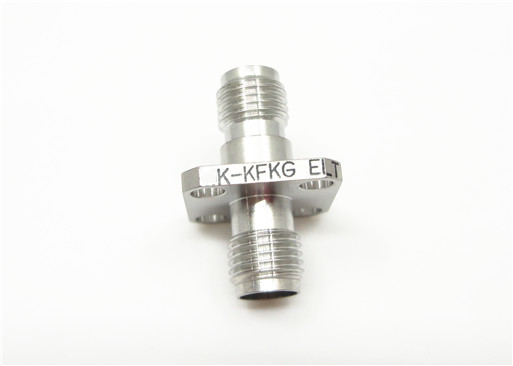 Stainless Steel 2.92mm K Female Four Hole Flange Panel (MMW)Millimeter Wave Adapter