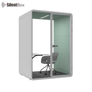 Modern Movable Silent Booth with 4000K Lighting STC30dB Soundproof and RT0.75s