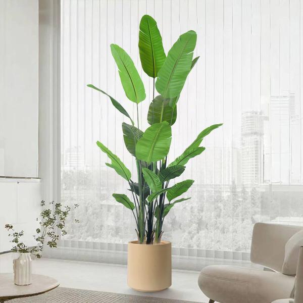 High Quality Artificial Potted Plants 2.5m large indoor bird of paradise plant​ for Indoor Decoration Plant