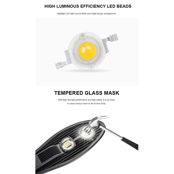 Solar Panel Ra75 30 Watt Solar Flood Lights Aluminum Alloy for Street