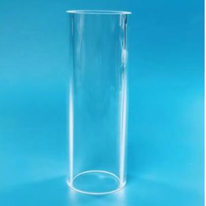 Polished Transparent Quartz Glass Tube for Customized Industrial