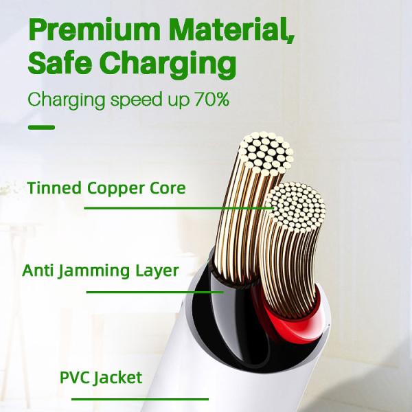 OEM Micro USB 2.0 Fast Charging Cable 2m Micro USB Charging Cable