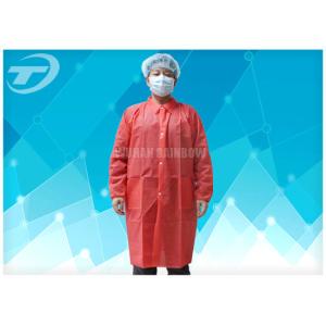 Disposable Lab Medical Protective Clothing SBPP Fabric CE Certificated
