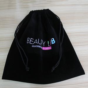 Promotional New Design large Packaging Drawstring Velvet Shoe Bag