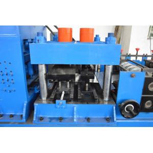 Automatic Adjustment CZ Purlin Roll Forming Machine With Hole , Chain Drive Pre