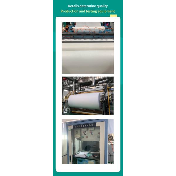 H14 Melt Blown Filter Paper PP Melt Blown Non Woven Fabric