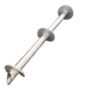 China Helix Blade Helical Tieback Solar Panel Ground Construction Screw Pile on sale